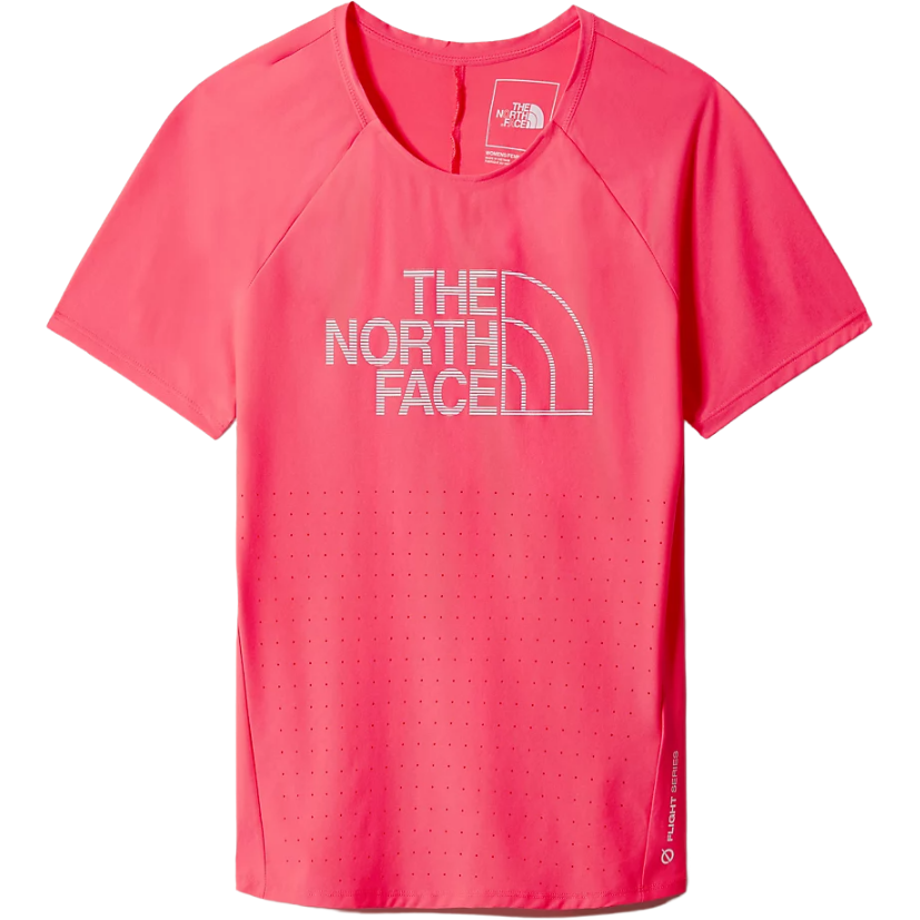 The North Face Flight Weightless Shirt Brilliant Coral - Maglia Trail Running Donna - Mud and Snow