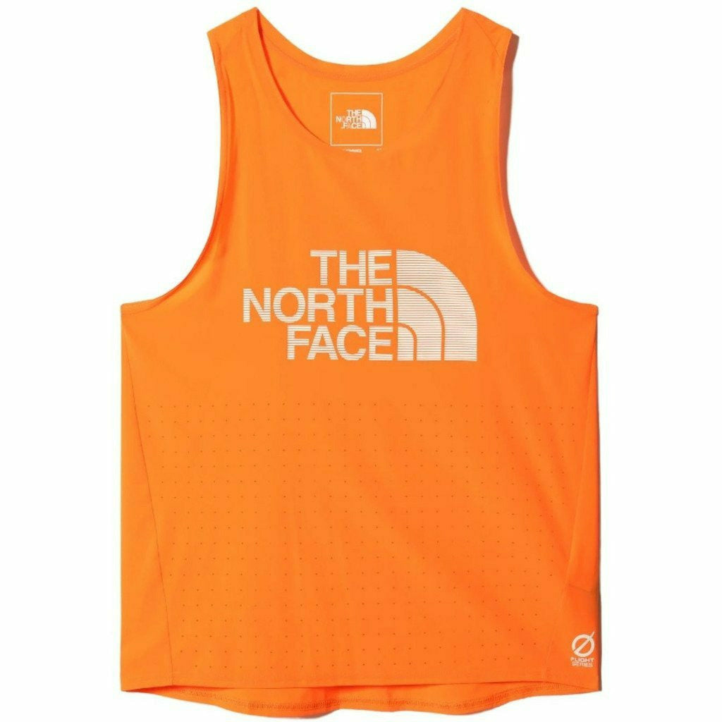 The North Face Flight Wheightless Tank Orange - Canotta Trail Running - Mud and Snow