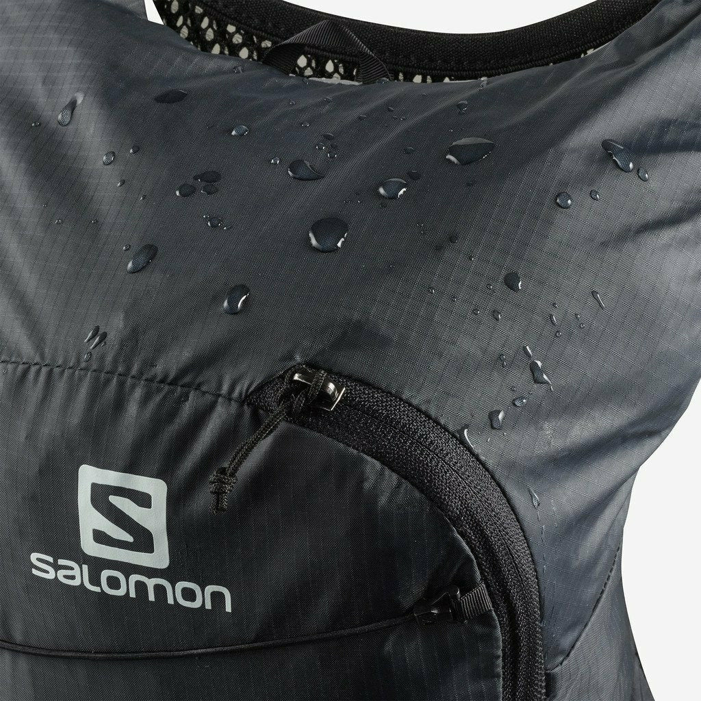 Salomon Active Skin 8 Ebony - Zaino Trail Running - Mud and Snow
