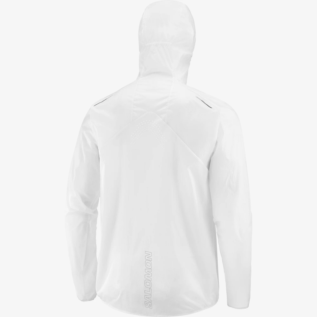 Salomon Bonatti Aero Hoodie White - Giacca Running