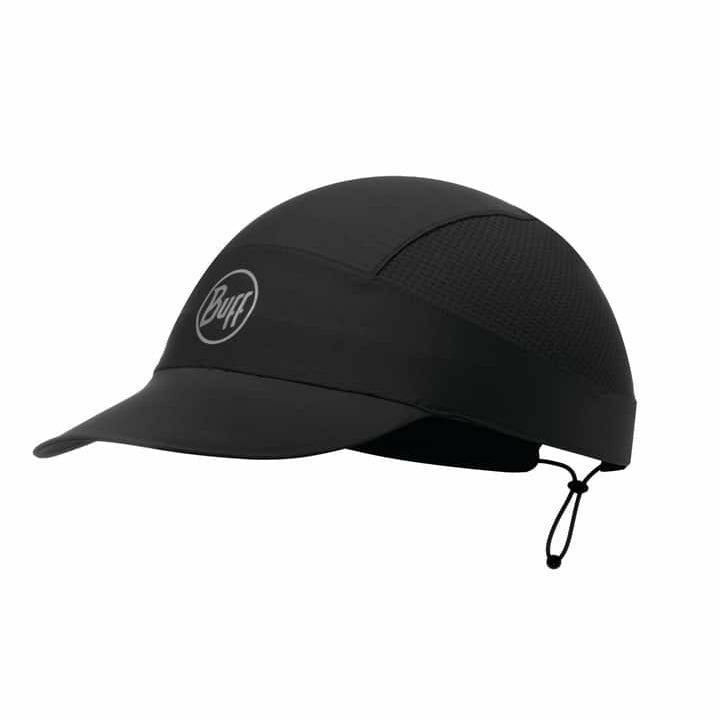 Buff Pack Run Cap R-Solid Black - Berretto Unisex - Mud and Snow