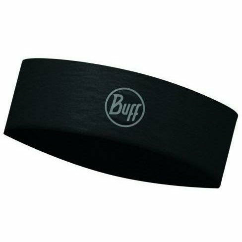 Buff Uv Headband R- Solid Black - Fascia Unisex - Mud and Snow