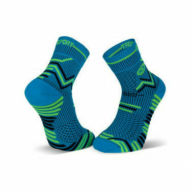 Bv Sport Trail Ultra Blu/Verde - Calza Running - Mud and Snow
