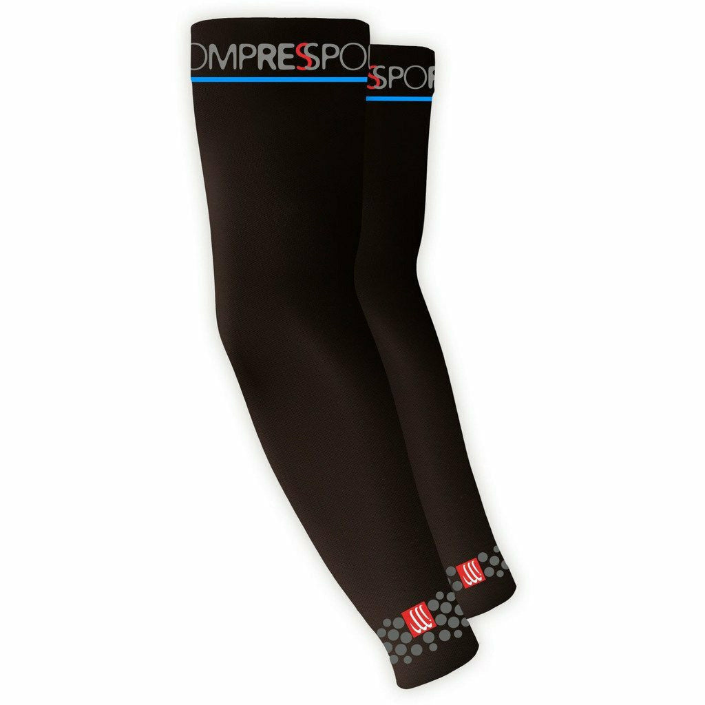 Compressport Arm Force Black Compression - Mud and Snow