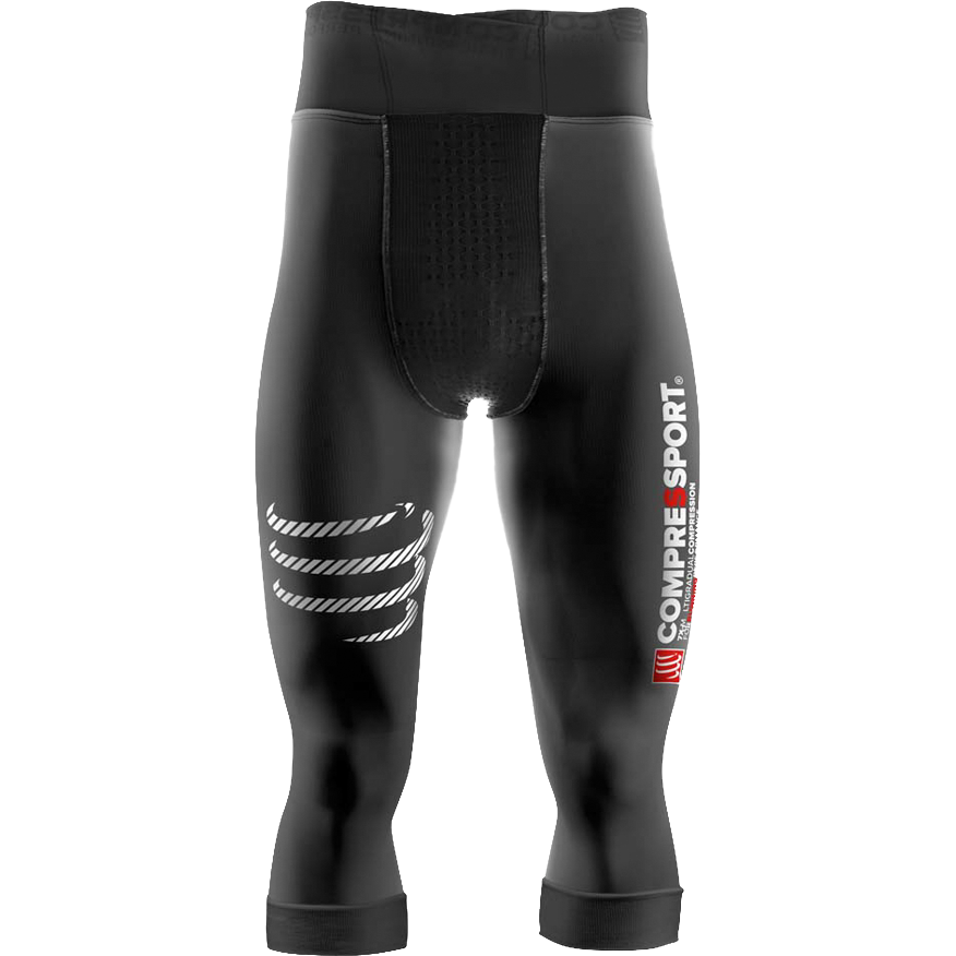 Compressport Multisport Pirate 3/4 Black - Mud and Snow