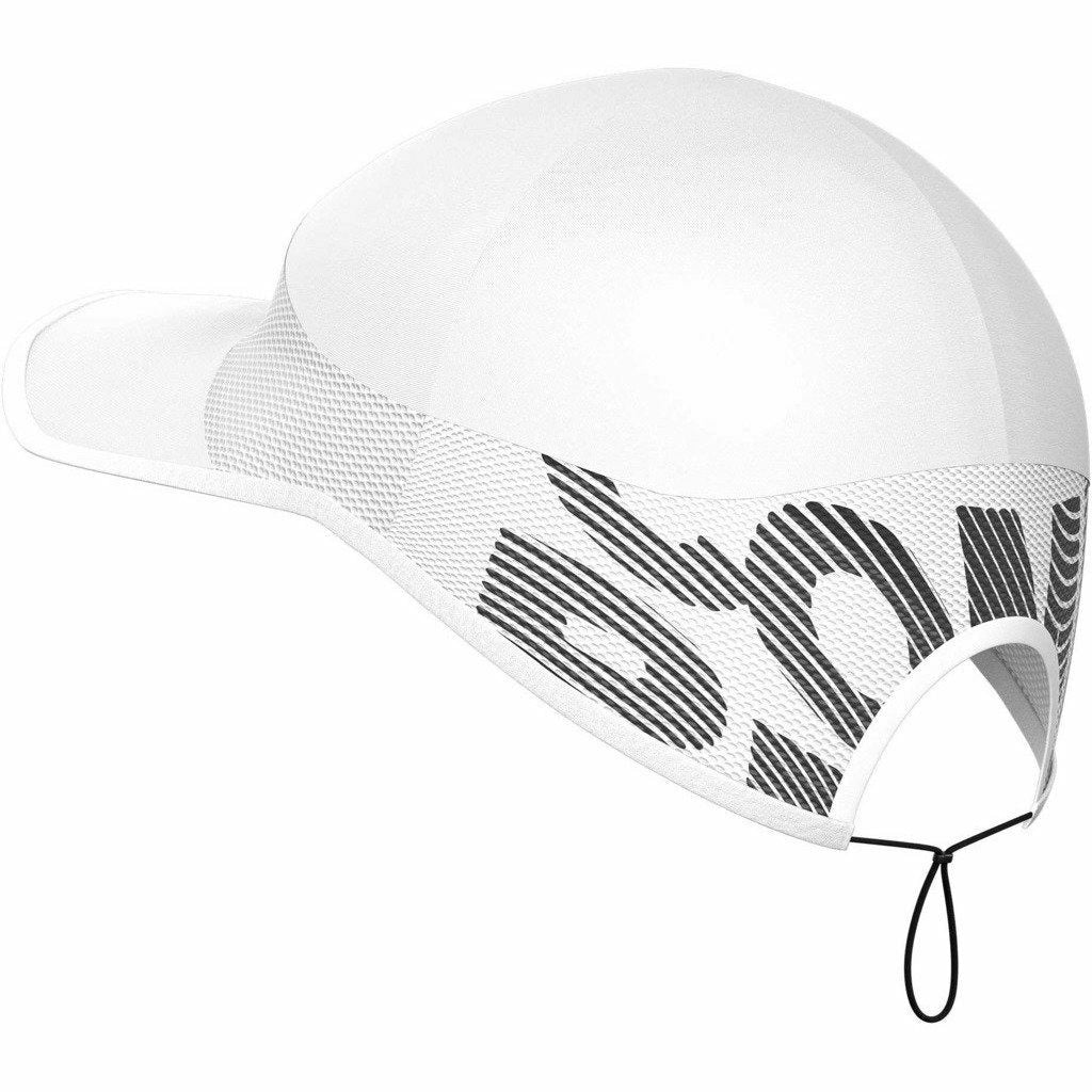 Compressport Pro Racing Cap White - Berretto Running - Mud and Snow