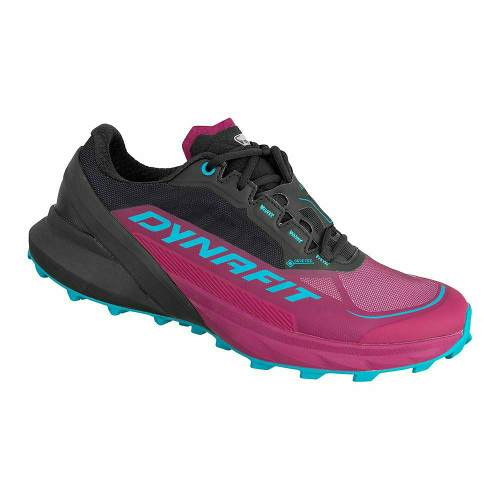 Dynafit Ultra 50 GTX Black Out/Beet Red - Scarpa Trail Running Impermeabile Donna - Mud and Snow
