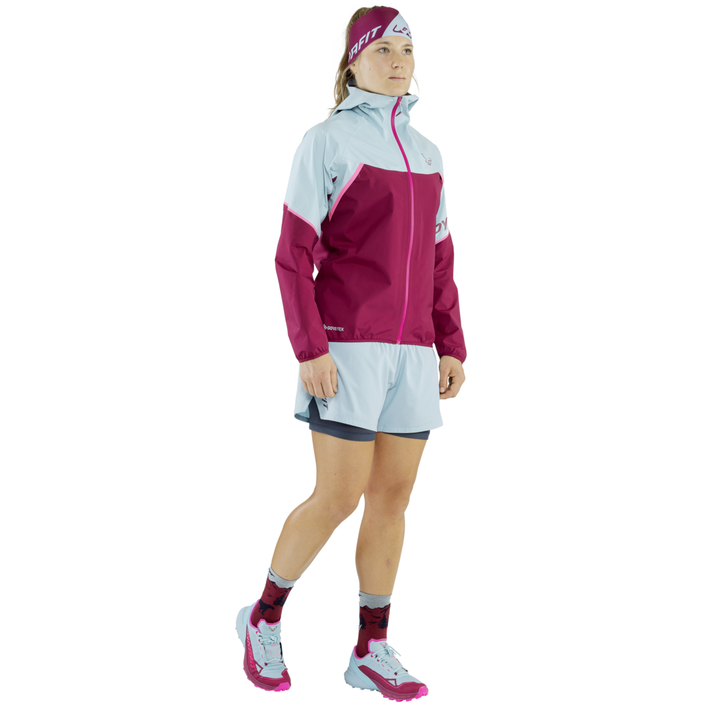 Dynafit Alpine GTX Woman Jacket Marine Blue - Giacca Running Impermeabile - Mud and Snow