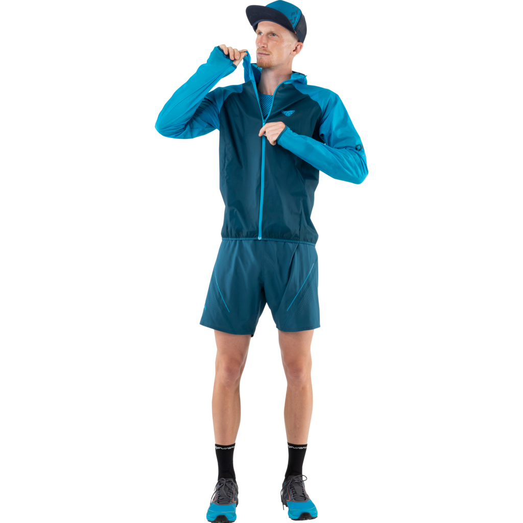 Dynafit Alpine Wind Jacket Storm Blue - Giacca Trail Running Antivento - Mud and Snow