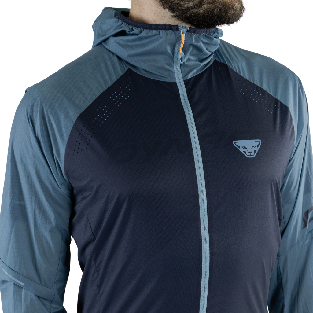 Dynafit Alpine Wind Jacket Storm Blue - Giacca Trail Running Antivento - Mud and Snow
