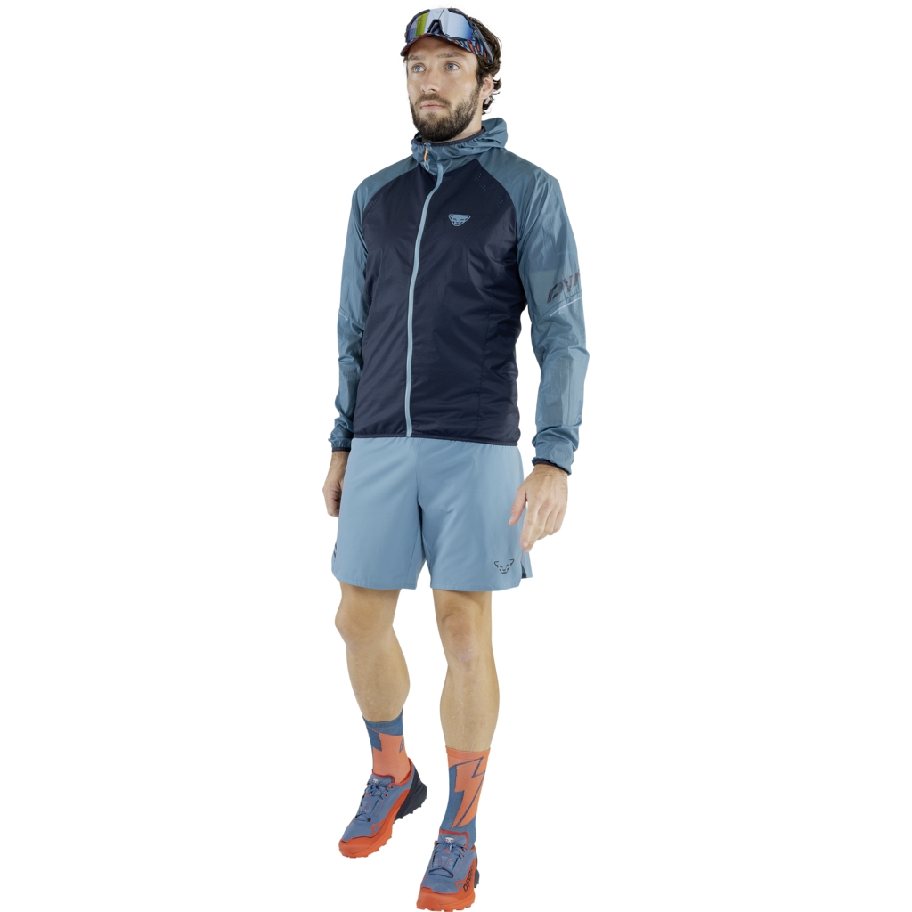 Dynafit Alpine Wind Jacket Storm Blue - Giacca Trail Running Antivento - Mud and Snow