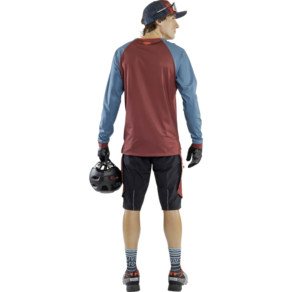 Dynafit Ride L/S Tee Syrah - Maglia Uomo MTB - Mud and Snow