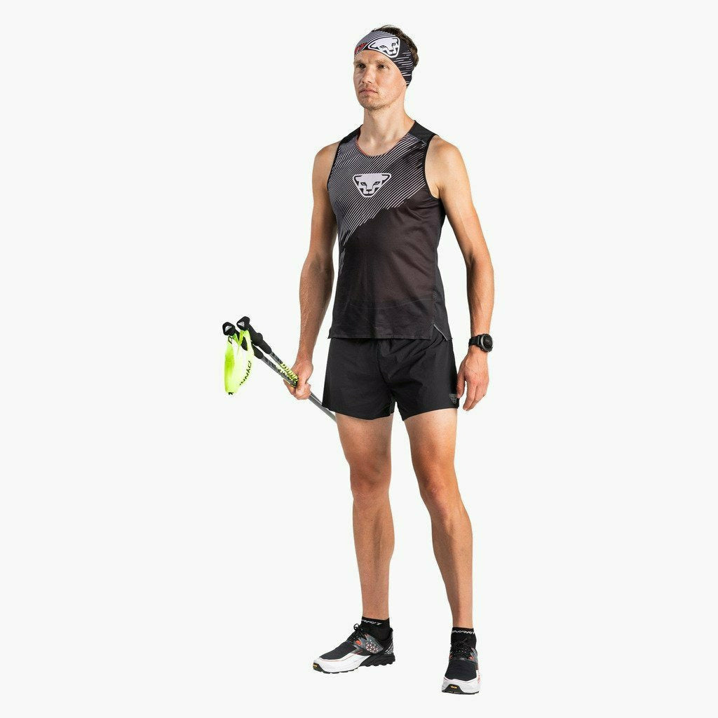 Dynafit DNA Tank Black Out - Canotta Running Uomo - Mud and Snow