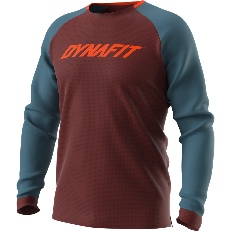 Dynafit Ride L/S Tee Syrah - Maglia Uomo MTB - Mud and Snow