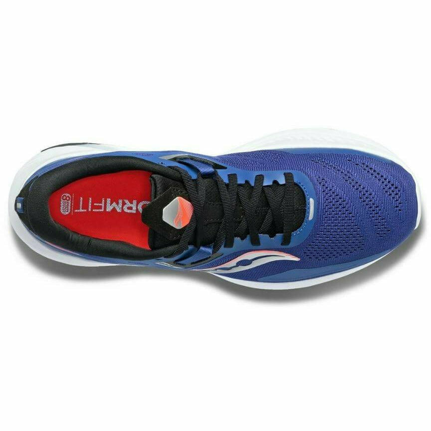 Saucony Guide 15 Sapphire / Black Bleau - Scarpa Running Stabili - Mud and Snow