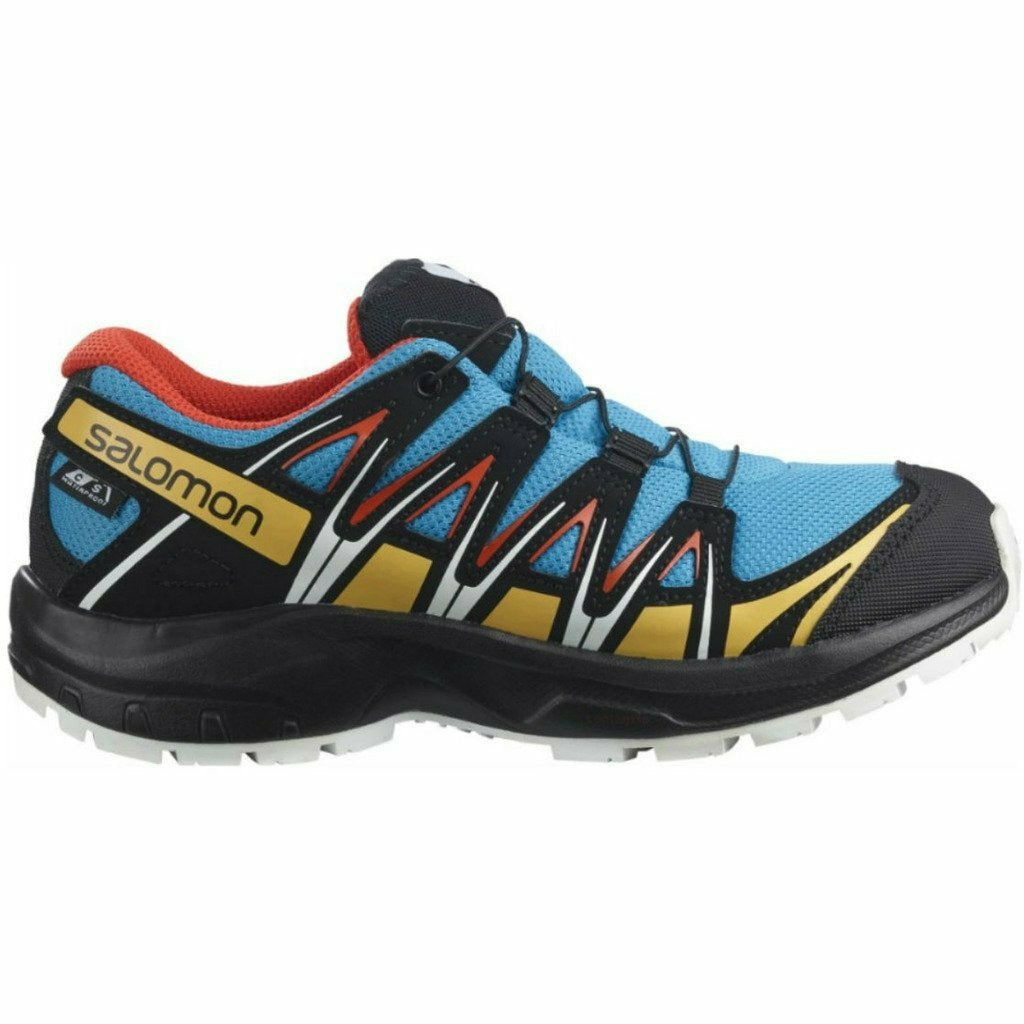 Salomon Xa Pro 3D CSWP Junior Hawaiian/Cherry - Scarpa Bambino Impermeabile - Mud and Snow