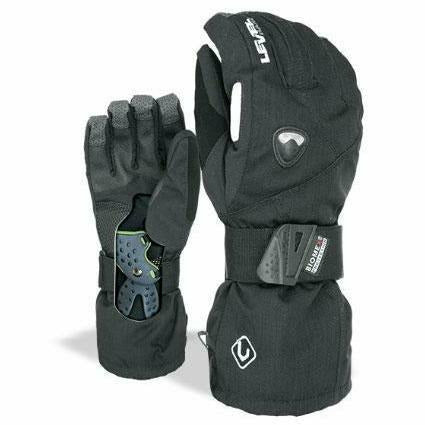 Level Fly Black Protection - Guanto Snowboard Con Protezione - Mud and Snow