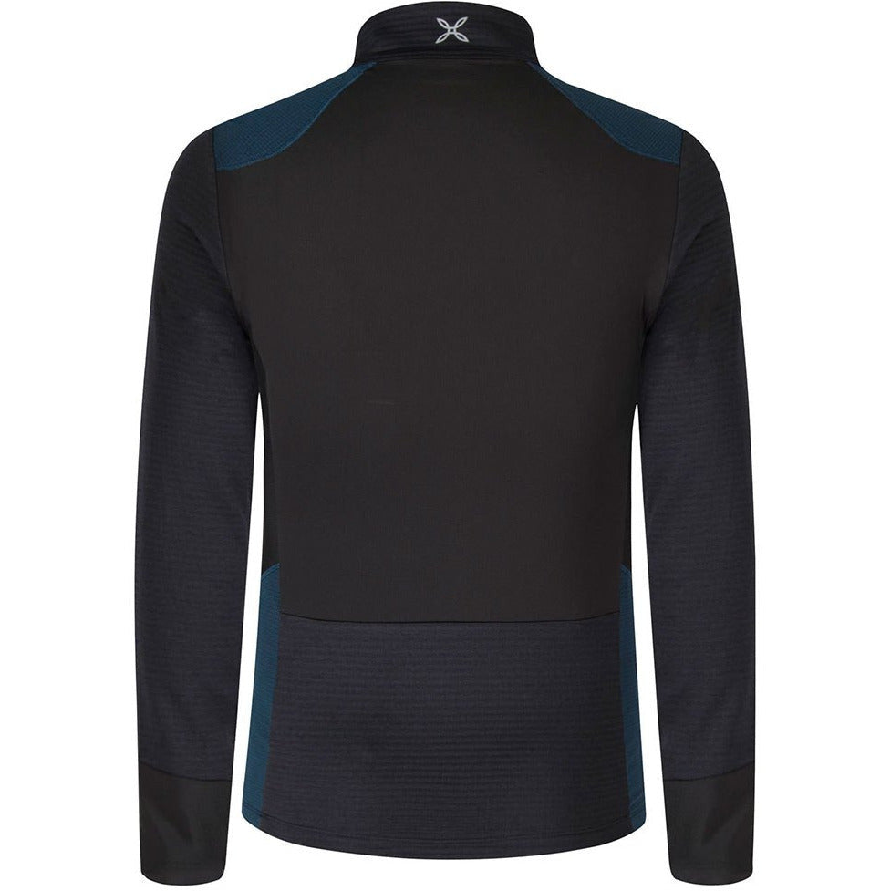 Montura Thermal Grid Anorak Nero/Blu Cenere - Maglia Uomo - Mud and Snow