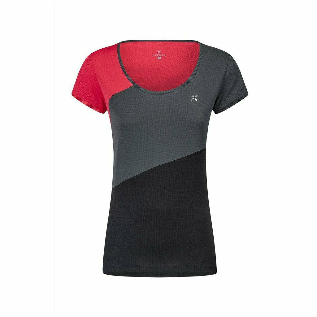 Montura Outdoor Style Nero/Rosa Sugar - Maglia Donna - Mud and Snow