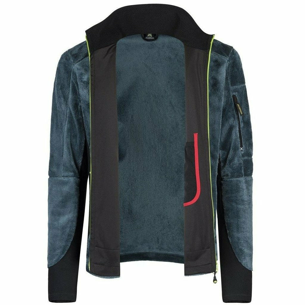 Montura Polar Confort Jacket Blu cenere/Verde- Felpe e Pile - Mud and Snow