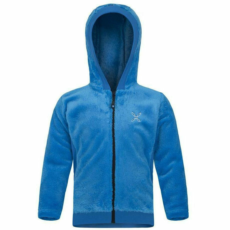 Montura Polar Stretch Hoody JKT Cleste - Pile Bambino - Mud and Snow