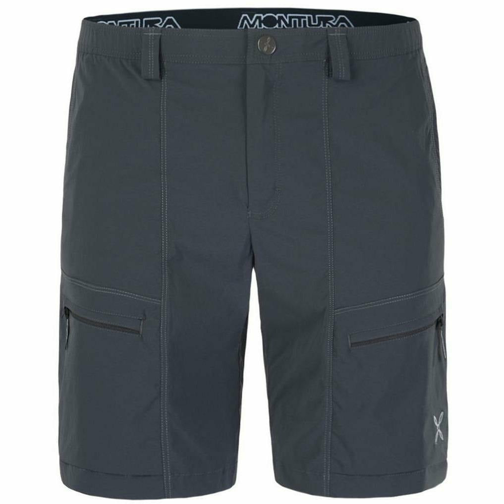 Montura Travel Bermuda Nero - Pantaloni Outdoor Uomo - Mud and Snow