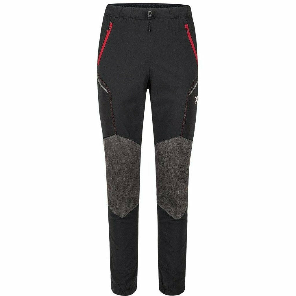 Montura Vertigo 4 Pants Man Nero/ Rosso - Pantaloni Outdoor - Mud and Snow