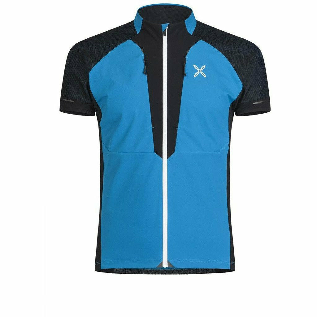 Montura Viper Race Zip Cielo/Bianco - Maglia Running Uomo - Mud and Snow