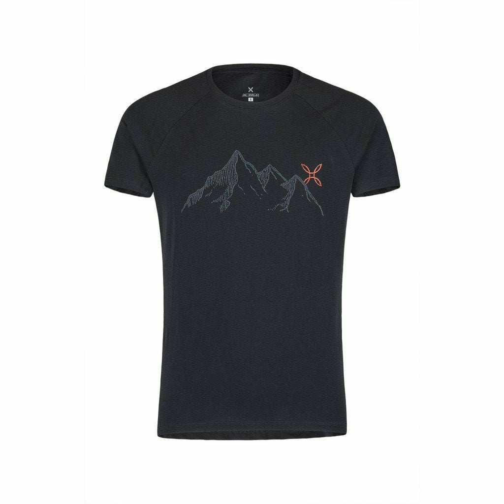 Montura T-Shirt Nero - Maglia Outdoor - Mud and Snow