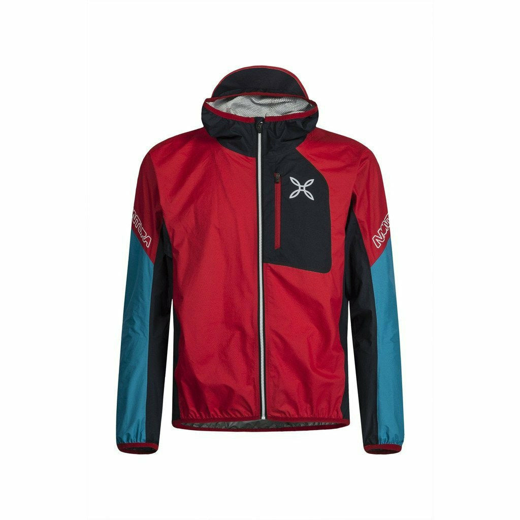 Montura RainSafe Jacket Ottanio/Red - Giacca Antipioggia - Mud and Snow