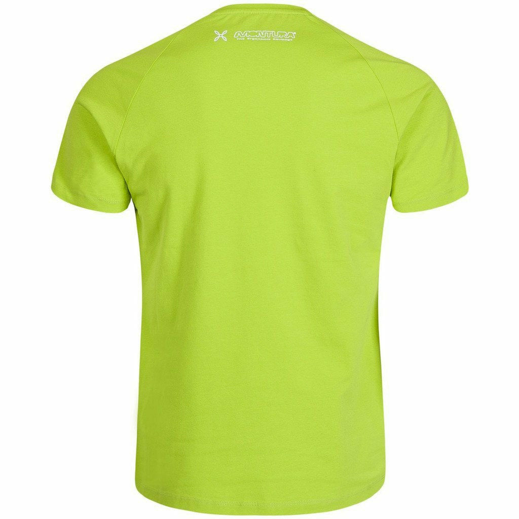 Montura Sporty T-Shirt Verde Lime - Maglia Outdoor Uomo - Mud and Snow