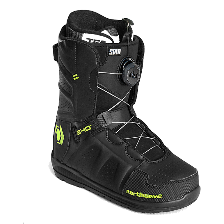 Northwave Hover Spin Black - Scarponi Snowboard - Mud and Snow