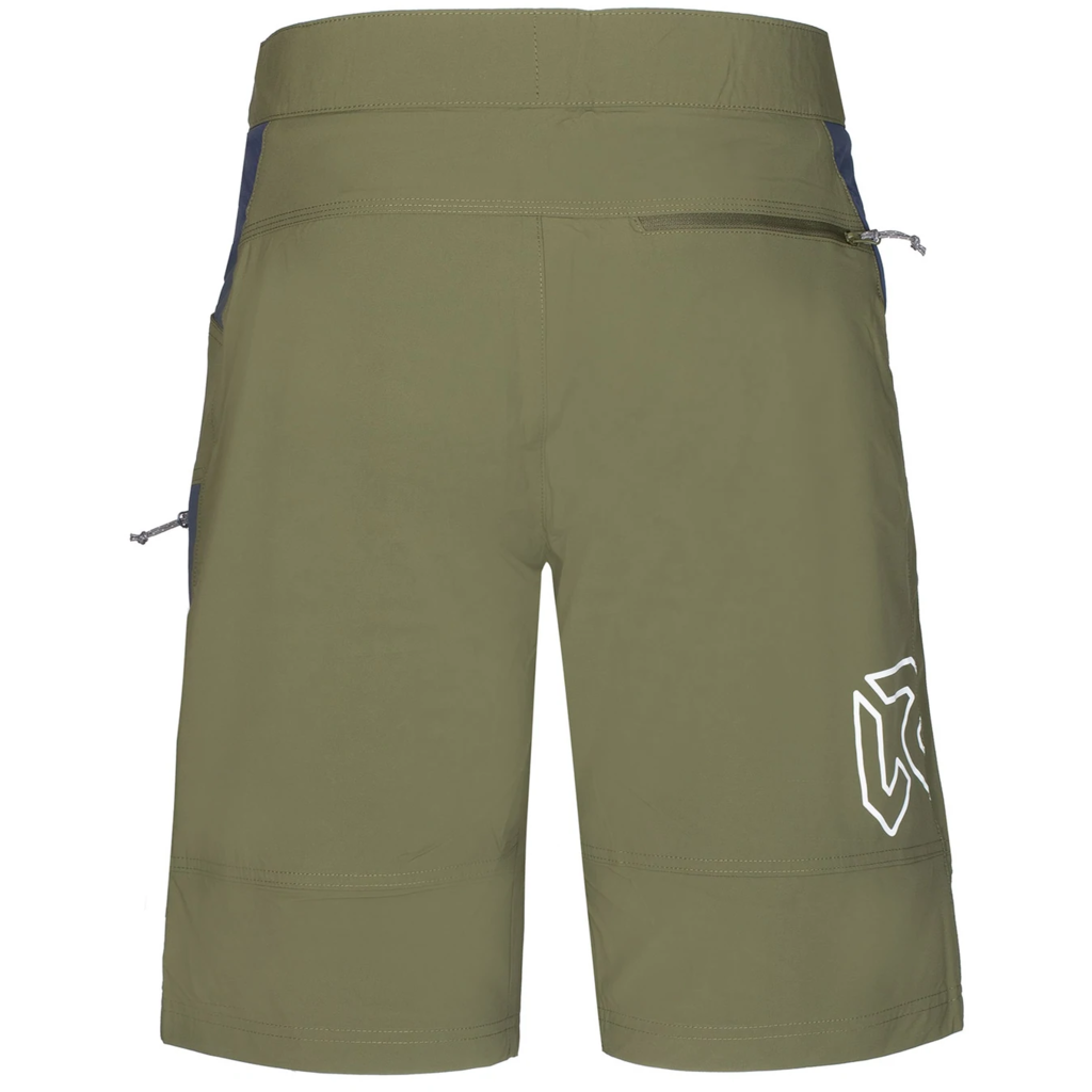 Rock Experience Mirror Lake Bermuda Olive Night- Short Uomo Trekking - Mud and Snow