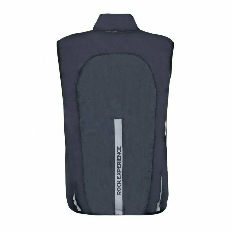 Rock Experience Fire Woman Vest Ebony - Gilet Running Donna - Mud and Snow