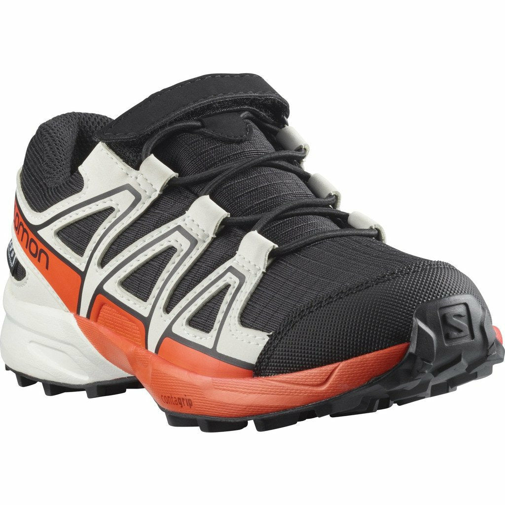 Salomon Speedcross CSWP K Black / Lunar - Scarpa Bambino Impermeabile - Mud and Snow