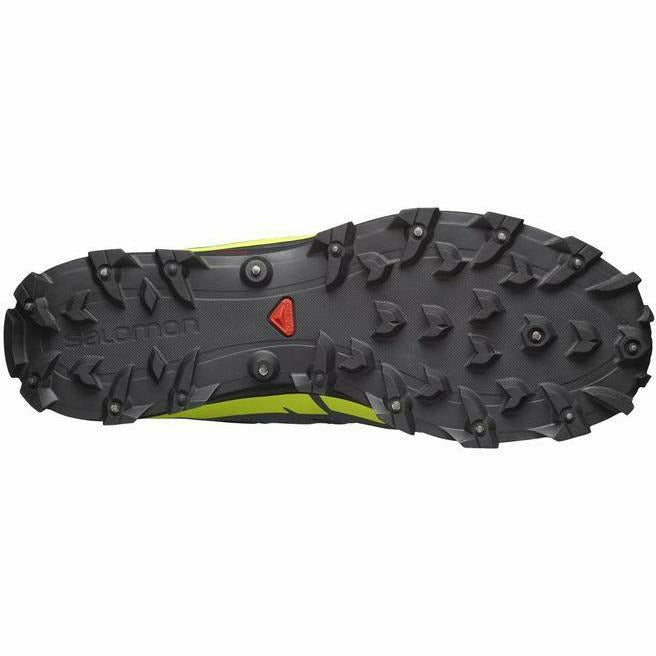 Salomon Speedspike CS Navy/Lime - Scarpa Trail Running Uomo - Mud and Snow