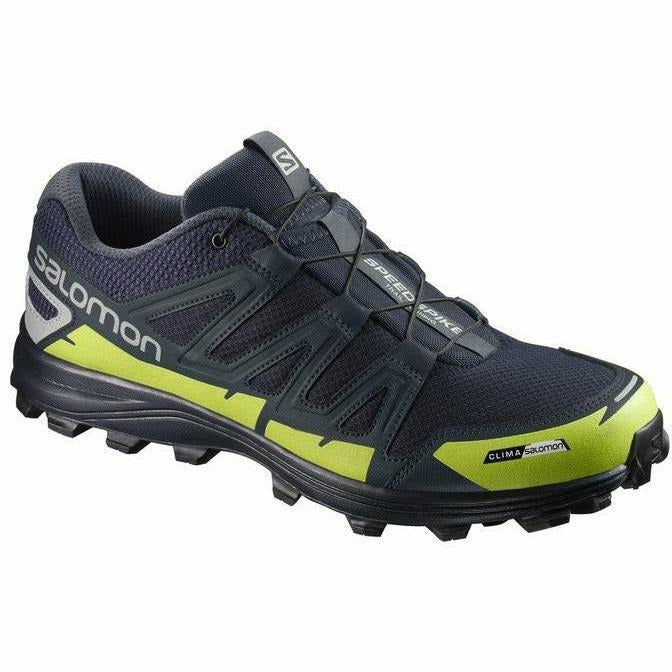 Salomon Speedspike CS Navy/Lime - Scarpa Trail Running Uomo - Mud and Snow