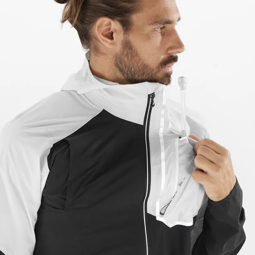 Salomon Bonatti Trail Jacket Deep Black - Giacca Running Impermeabile