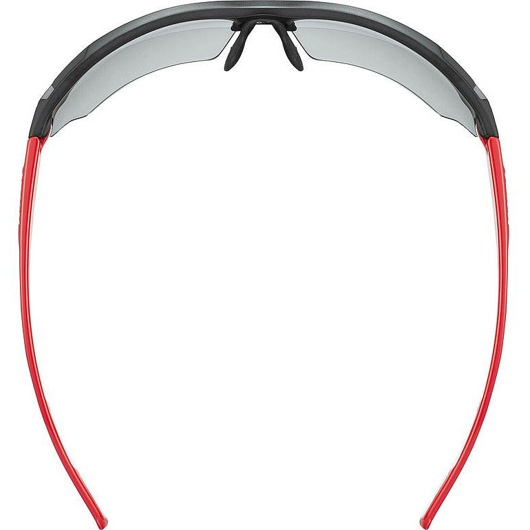 Uvex Sportstyle 802 Vario Black/Red/White - Occhiale Sportivo - Mud and Snow