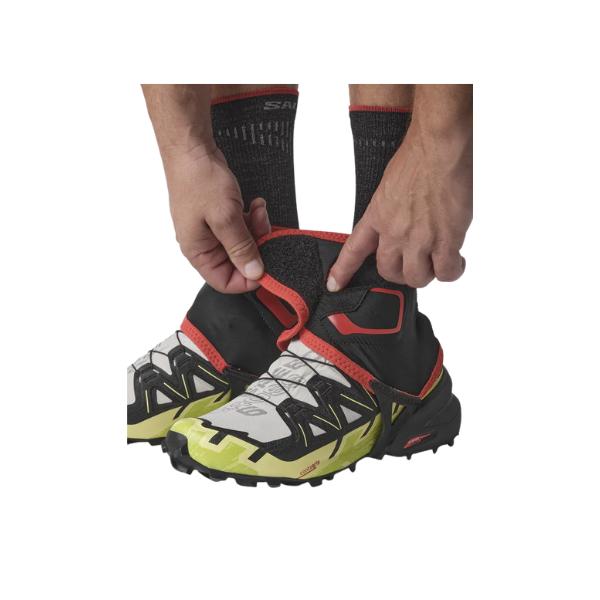 Salomon Trail Gaiter High Black - Ghetta Running