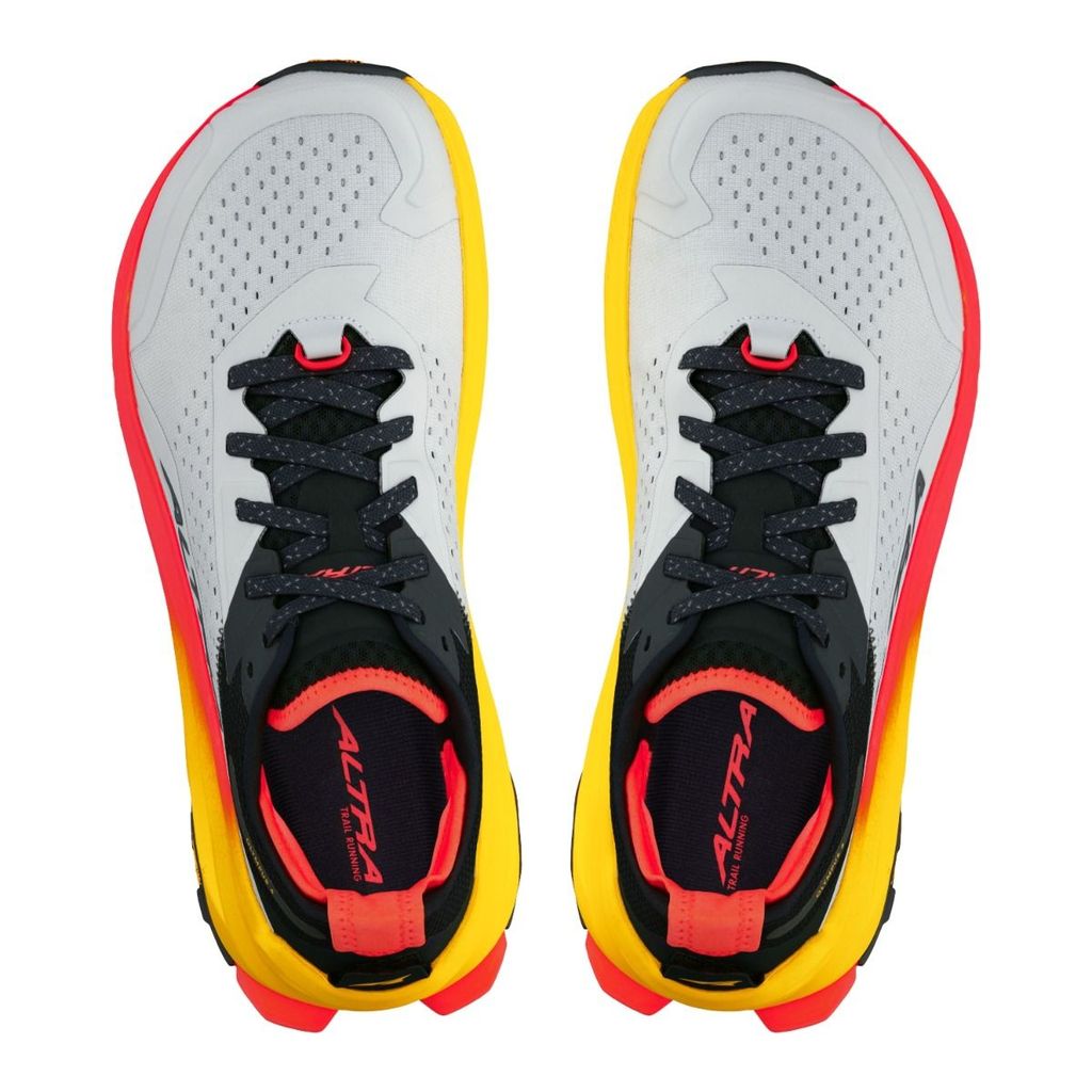 Altra Olympus 6 Gray Red - Scarpa Trail Running Uomo