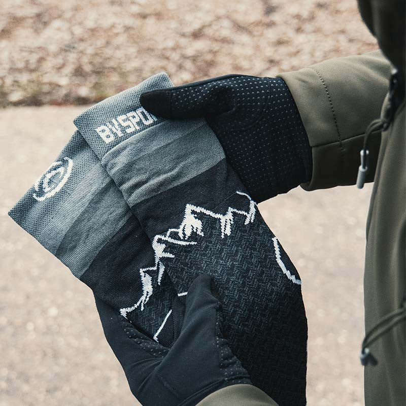 Bv Sport Calza Doppia GR Black - Calza Trail Running