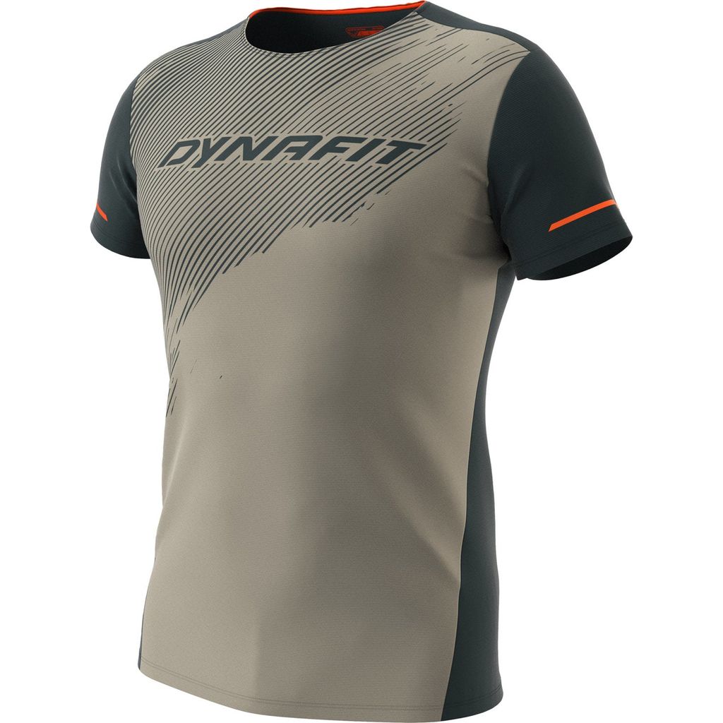 Dynafit Alpine 2 S/S Tee Rock/Khaky - T-Shirt Uomo Running