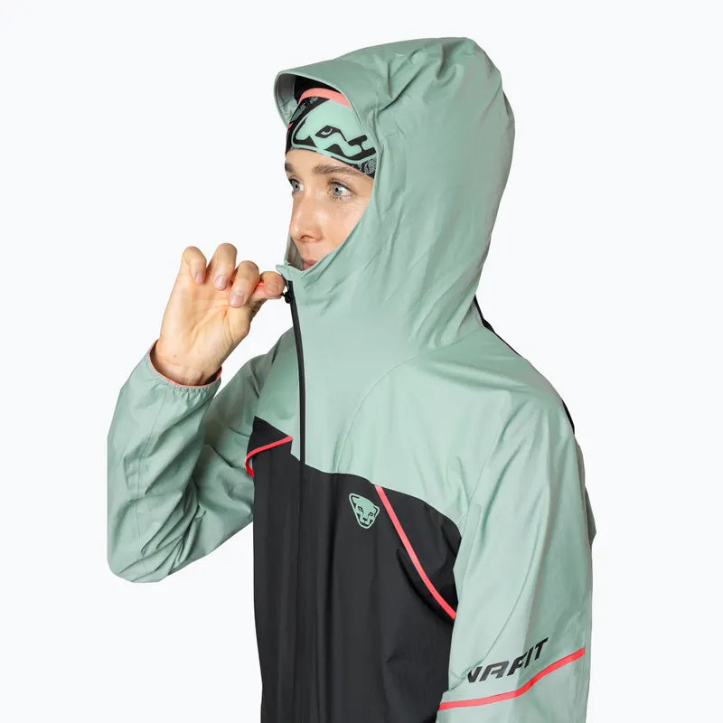 Dynafit Alpine 3L JKT W  Jadelite - Giacca Trail Running Impermeabile