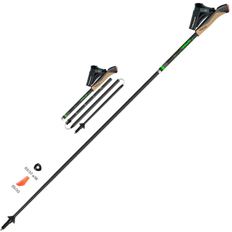 Gabel FLD Carbon - Bastoncino Trail Running Pieghevole