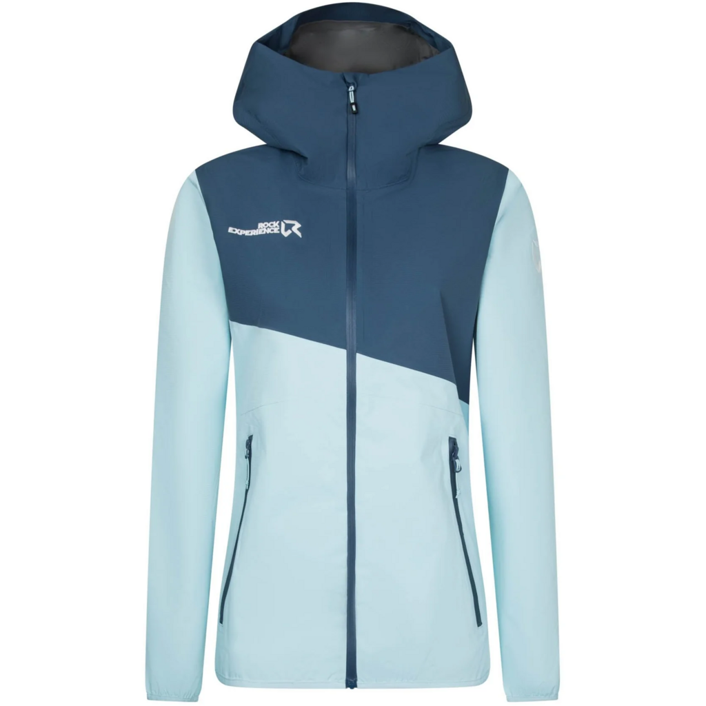 Rock Experience Great Roof Jacket Quiet Tide - Giacca Donna Antipioggia