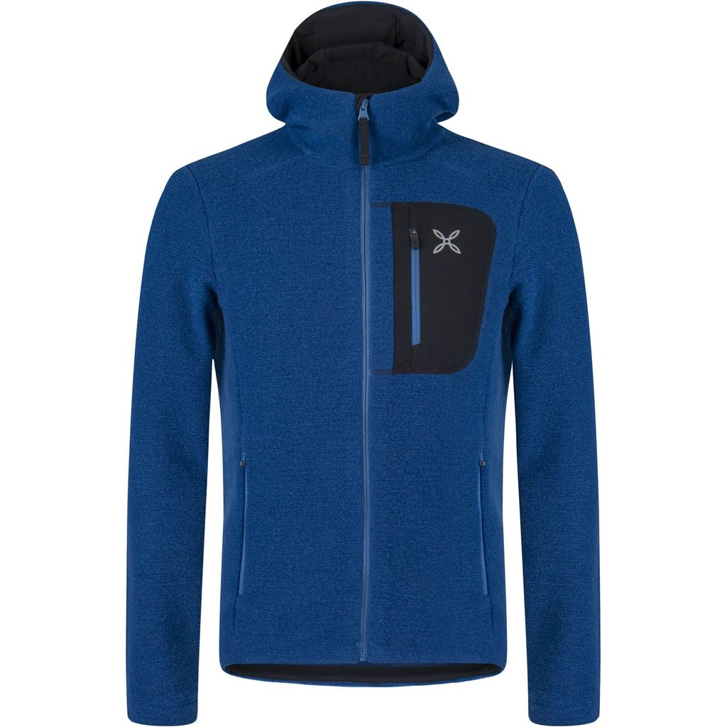 Montura Grounding Jacket Blu - Felpa Pile Outdoor