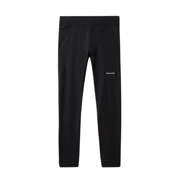 NNormal Mens Active Tight Black - Pantaloni Lunghi Trail Running
