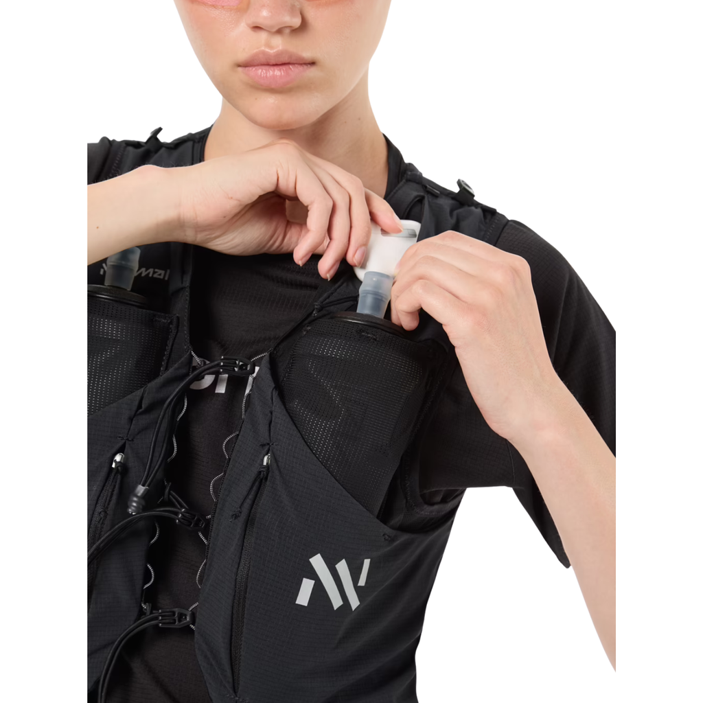 NNormal Modular Vest Black - Zaino Trail Running