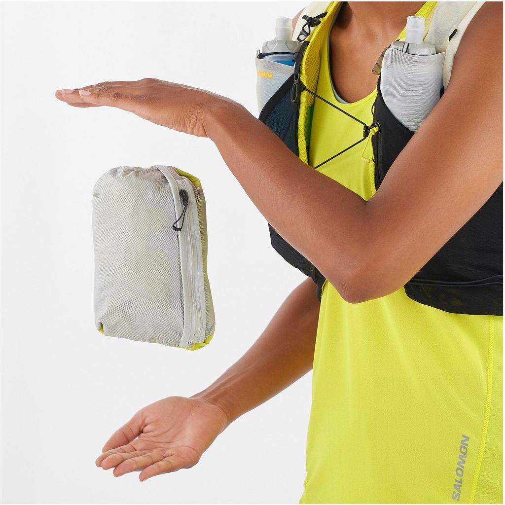 Salomon Bonatti Trail Jacket W Sulphur Spring - Giacca Running Impermeabile Donna